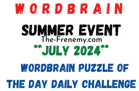 WordBrain Summer Event July 4, 2024 .